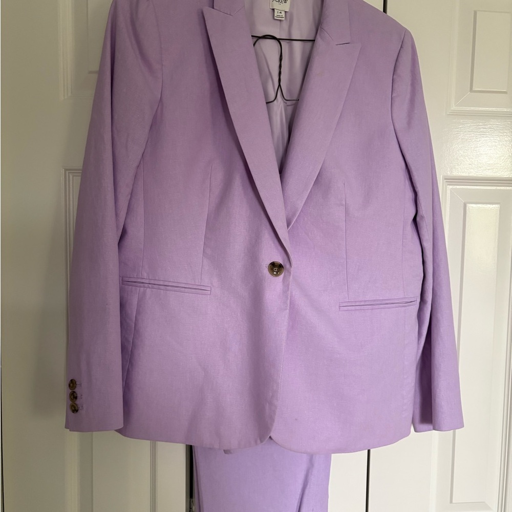 JCrew  Blazer and Pants Set -Vintage Lilac